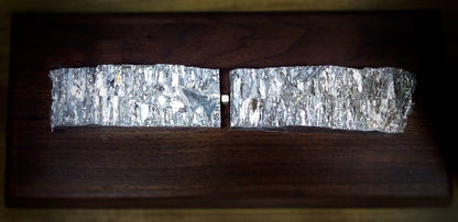 Fractured Glacier, Bismuth Levitating Kinetic Art Sculpture, Unique Desk or Bookshelf Science Decor