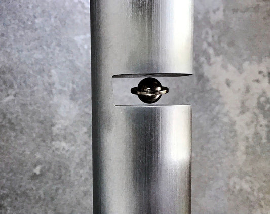 Saturn Magnetic Levitation Sculpture – 6.5×9.5mm Bismuth Diamagnetic Maglev Kinetic Art