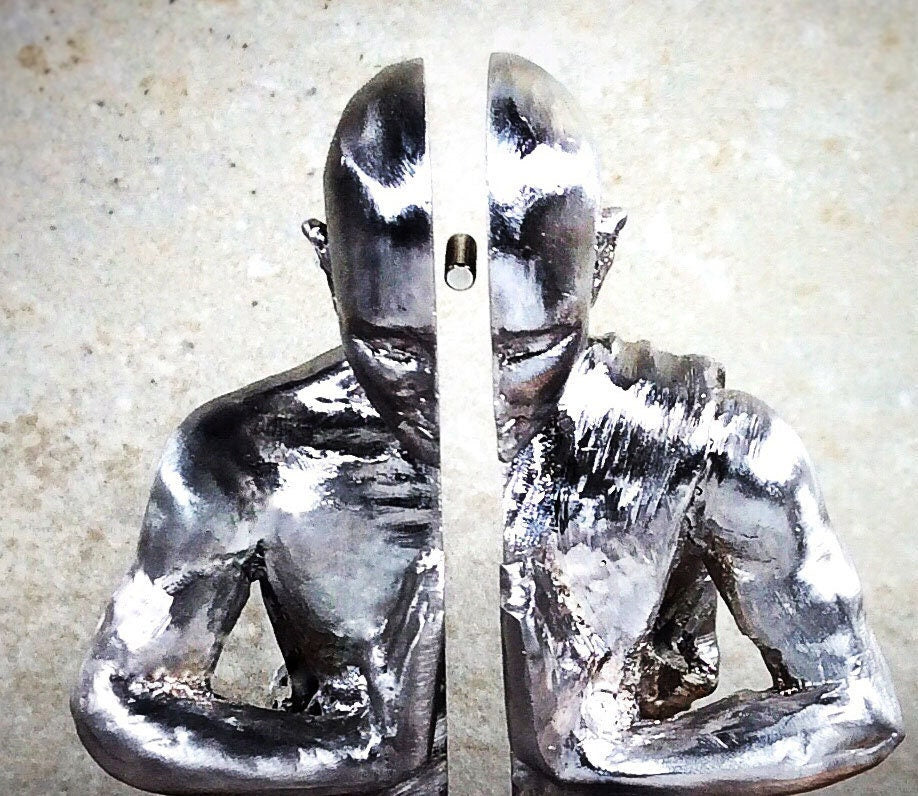 "The Space Between" Levitation Physics Sculpture, Bismuth Diamagnetic Kinetic Maglev, Meditation Altar Statue Art, Unique Zen Room Decor