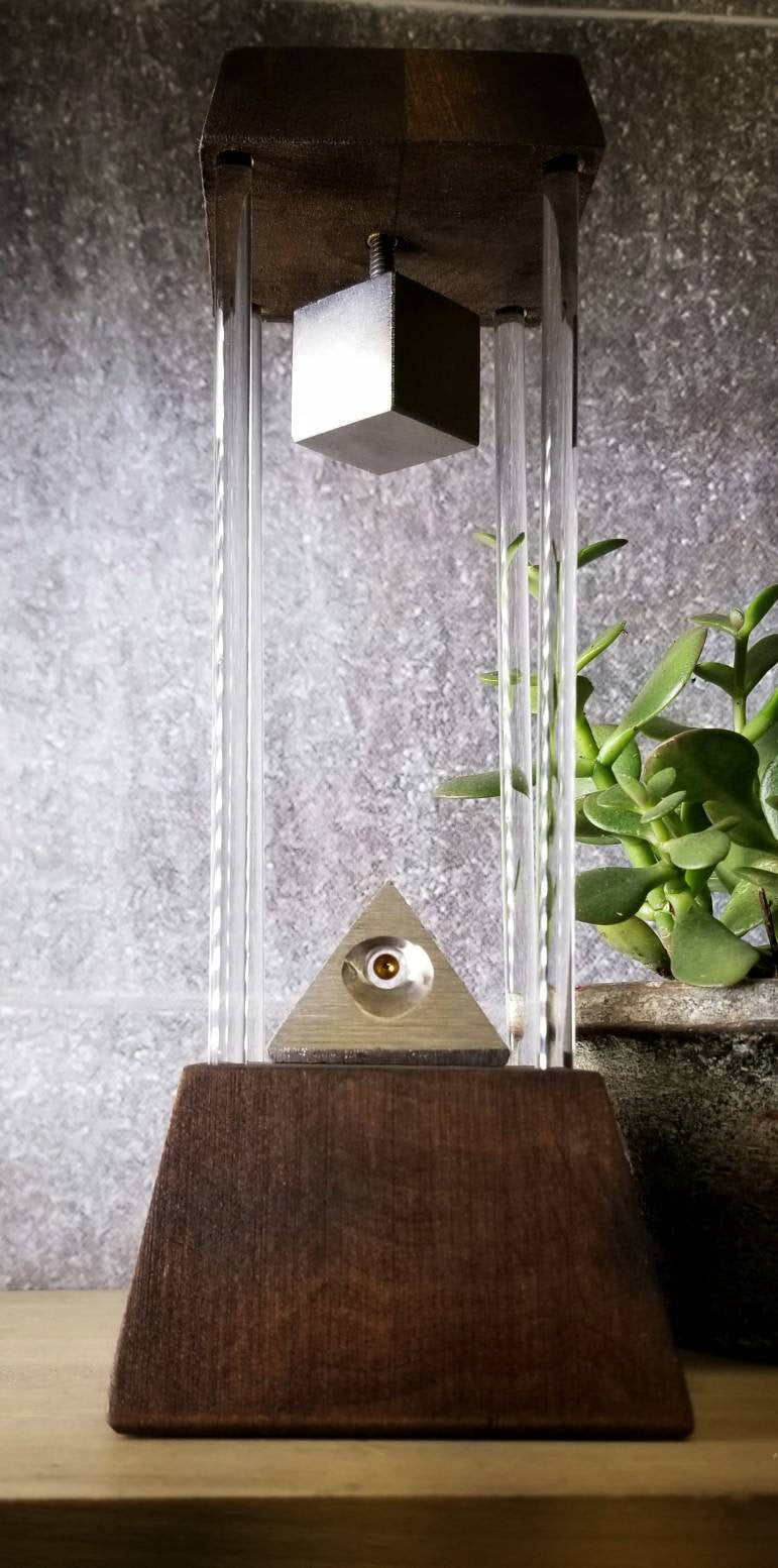 Levitation by Diamagnetism "The King's Chamber" Pyramid- Bismuth Kinetic Sculpture
