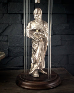 Kinetic Maglev Sculpture - Bismuth Metal Art  "The Alchemist"